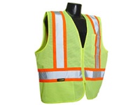 2 TONE SAFETY VEST 2XLARGE W/LOGO V12364